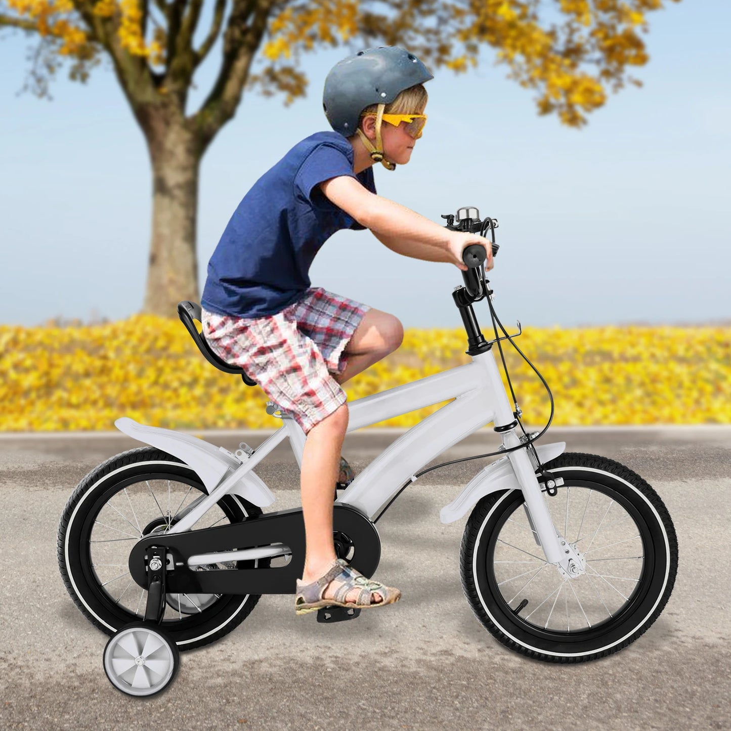 14-Inch Children's Bicycle with Training Wheels for Boys & Girls Ages 2-5