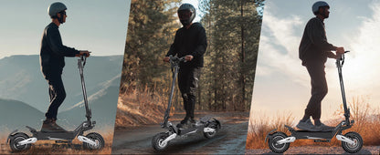 OOTD T10 Electric Scooter 900W Brushless Motor with 48V Lithium Battery & 11" Off-Road Tires