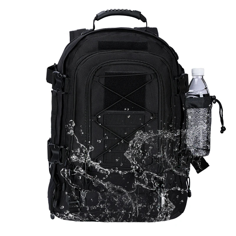 60L Military Tactical Backpack, Molle Assault Rucksack for Hiking, Camping & Travel