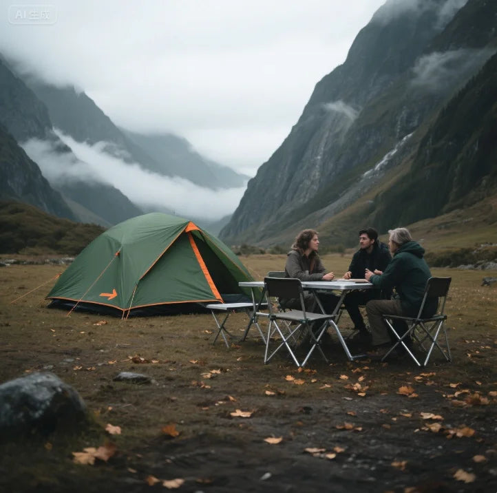 2-3 Person Outdoor Pop-Up Tent, Waterproof Automatic Camping Tent with UV Protection