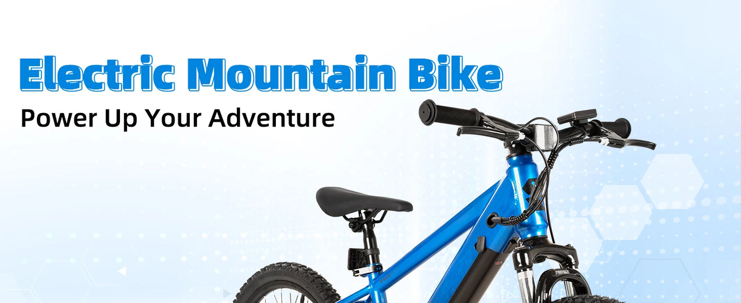 JOYSTAR Electric Bike for Kids & Teens Ages 7+, 250W Motor, 15 MPH Top Speed & 15-Mile Range