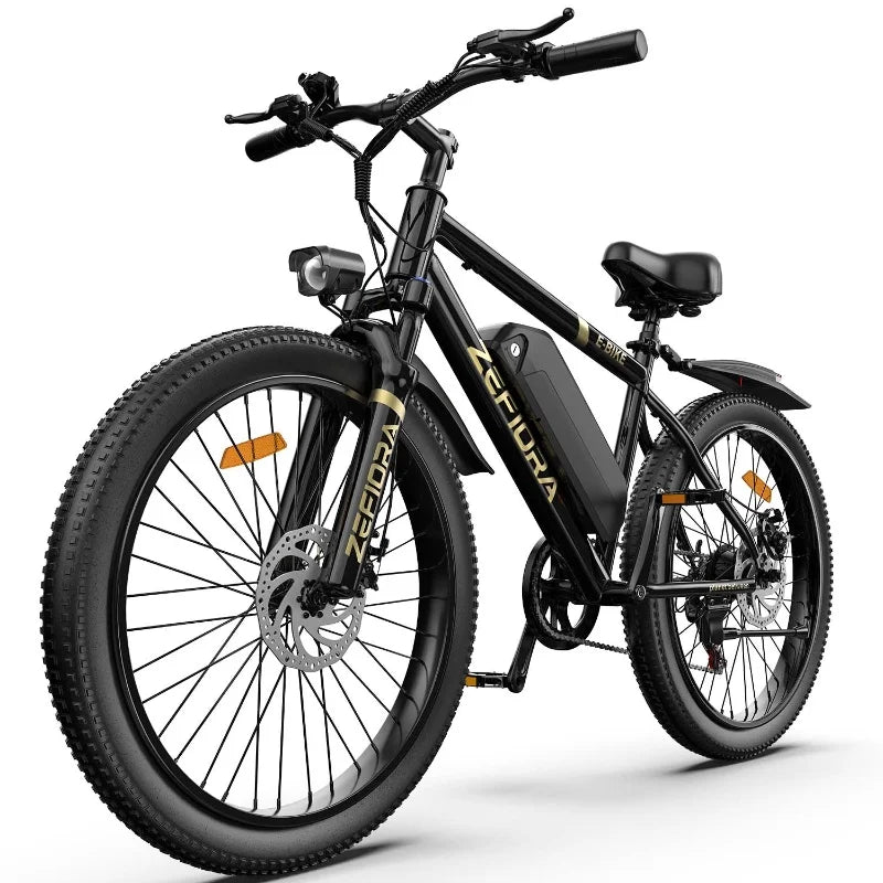 Zefiora M10 Electric Mountain Bike, 26/29-Inch Wheels, 1000W Motor, 48V Battery E-Bike