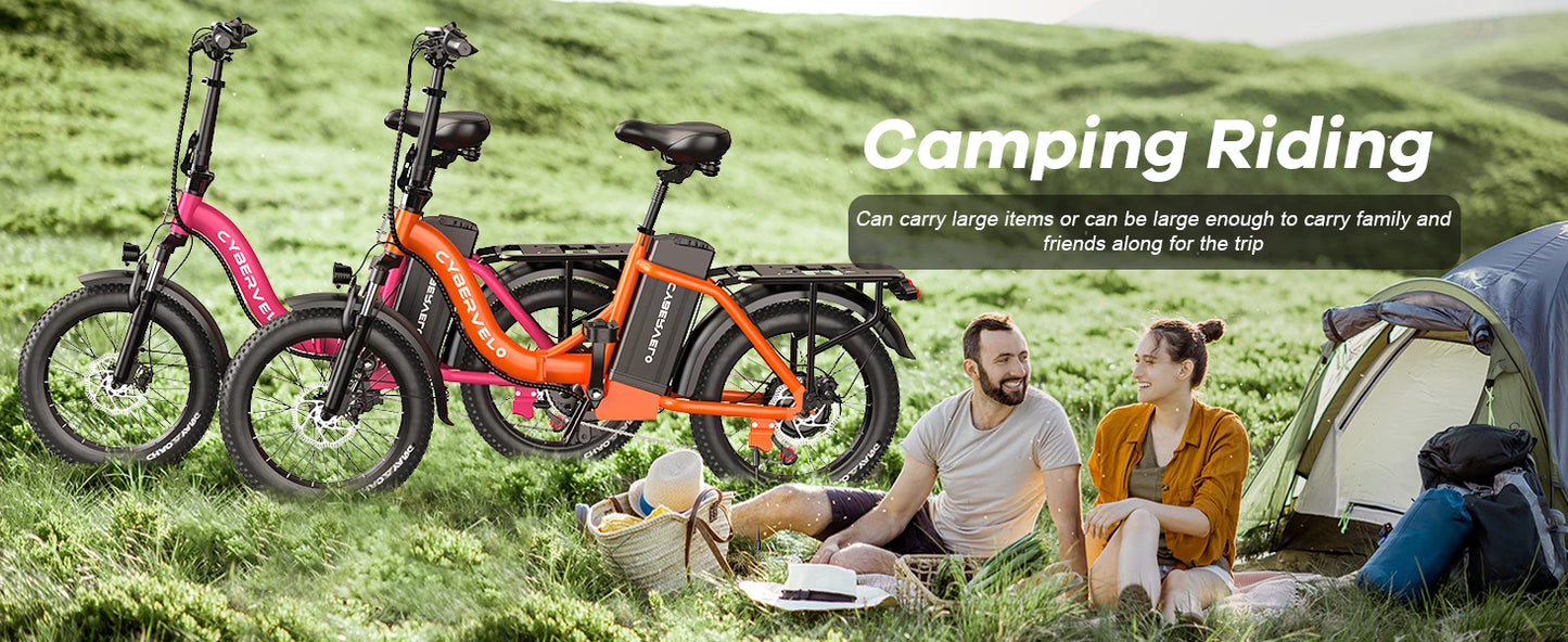Cybervelo EK4 Electric Bike – 1000W Peak Motor, 48V 20.8Ah Battery & 28+ MPH Top Speed