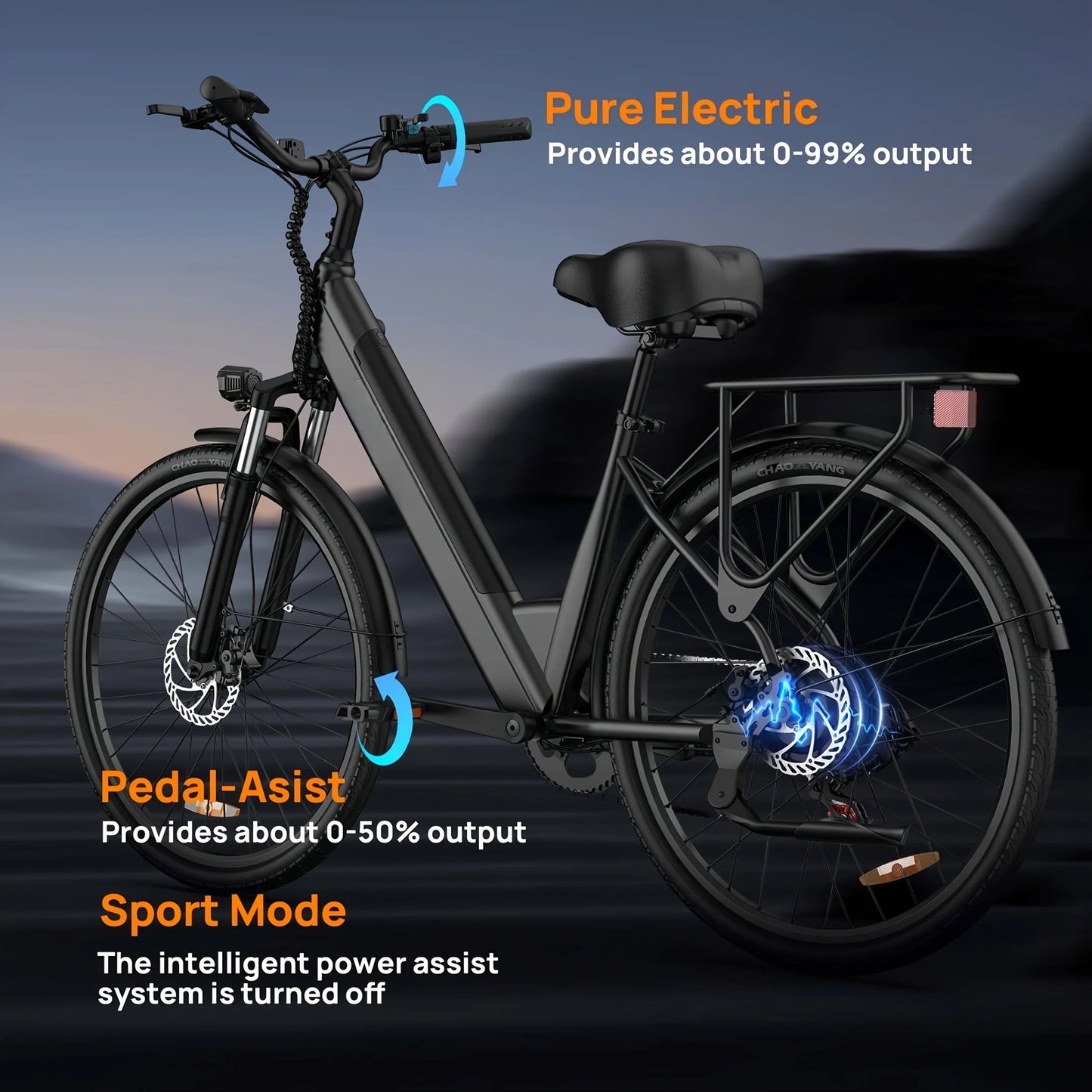 URLIFE E26 Electric Bike for Adults – 750W Peak Motor, 48V Removable Battery & 80-Mile Range