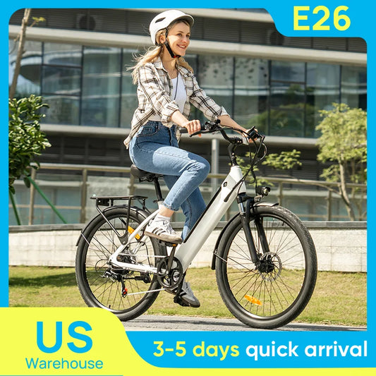 URLIFE E26 Electric Bike for Adults – 750W Peak Motor, 48V Removable Battery & 80-Mile Range