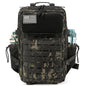 45L Men's Tactical Backpack with Double Cup Holder Hunting Backpack Outdoor Camping Gear Backpack Hiking Survival Backpack