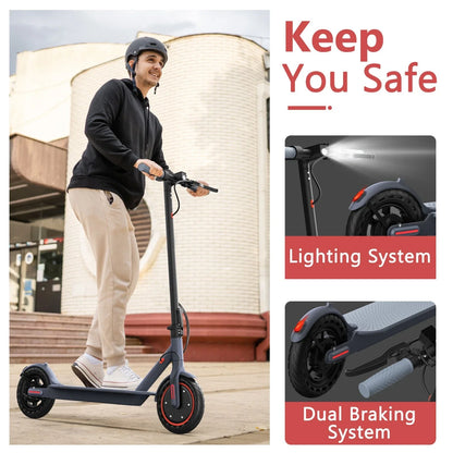 LADPED LP80 Electric Scooter with 350W Motor, 19 MPH Top Speed & Smart App Control