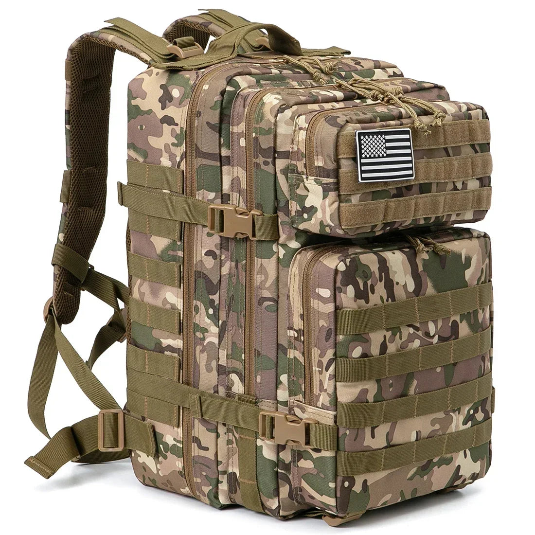 45L Tactical Backpack, Compact Outdoor Rucksack for Hiking, Camping & Fitness
