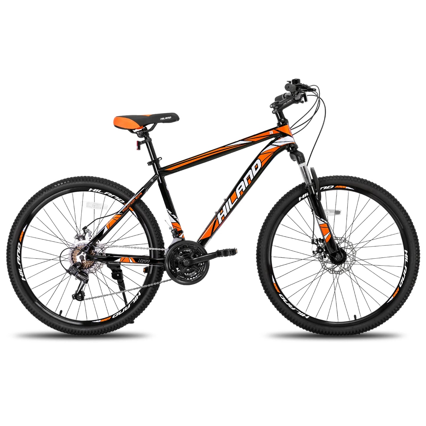 Hiland 26-Inch Mountain Bike with Shimano 21-Speed Drivetrain & Aluminum Frame