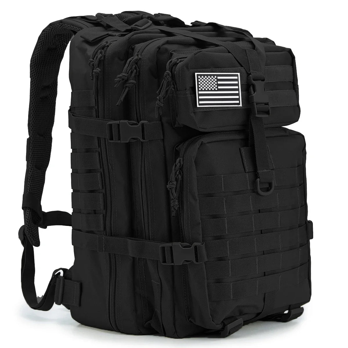 45L Tactical Backpack, Military Molle Travel Pack for Trekking, Camping & Hunting