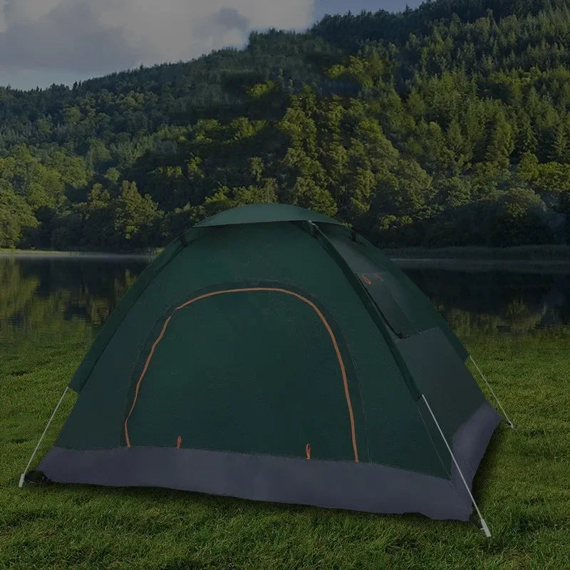 2-3 Person Outdoor Pop-Up Tent, Waterproof Automatic Camping Tent with UV Protection