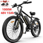 Zefiora M10 Electric Mountain Bike, 26/29-Inch Wheels, 1000W Motor, 48V Battery E-Bike