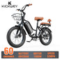 Kickwey LD20 Electric Bike for Adults – 1500W Peak Motor, 48V 20Ah Battery & 50-Mile Range