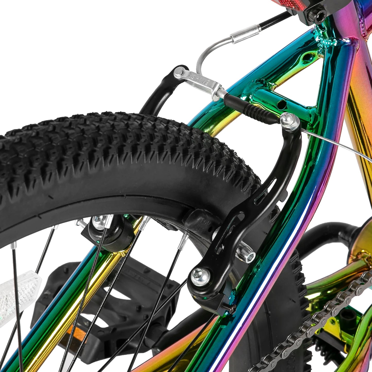 Hiland BMX Bike, 24/26-Inch Wheels, Freestyle Bicycle for Teens & Adults with 2 Pegs