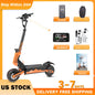 Arwibon GT08 Electric Scooter 5600W Dual Motor, 46MPH Top Speed, 60V 27Ah Battery, 11" Off-Road Tires