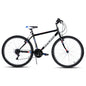HILAND Mountain Bike, 24/26-Inch Wheels, 18-Speed High-Carbon Steel Frame MTB for Men & Women