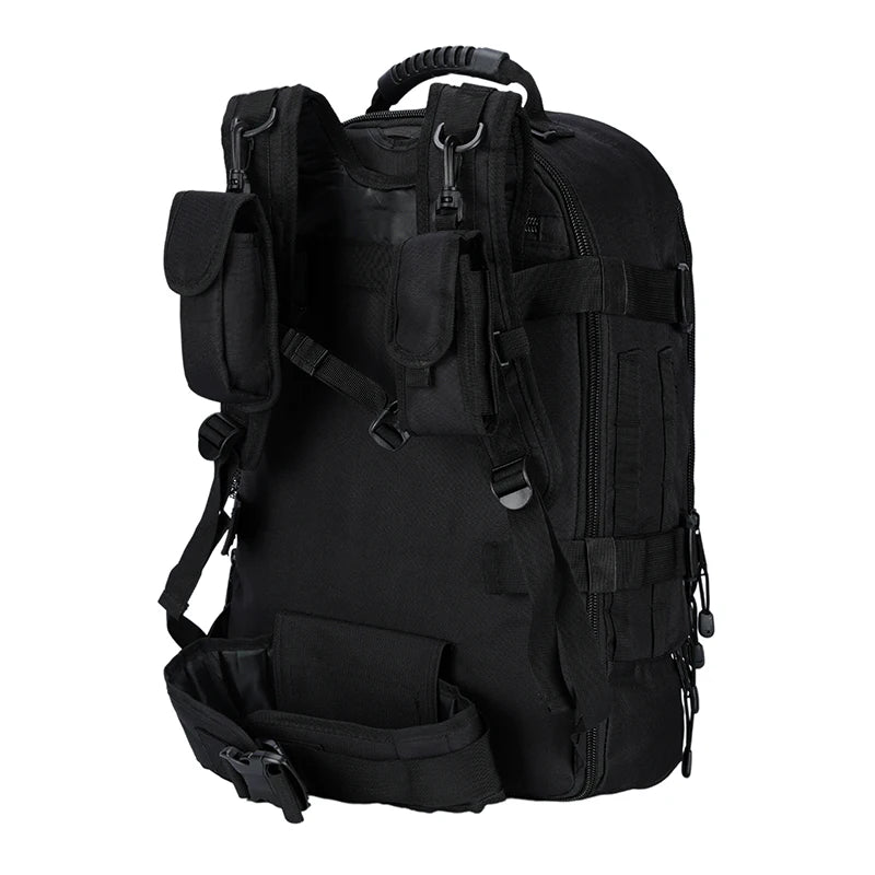 60L Military Tactical Backpack, Molle Assault Rucksack for Hiking, Camping & Travel