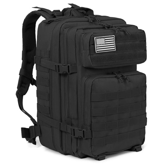 60L Military Tactical Backpack, Molle Assault Rucksack for Hiking, Camping & Travel