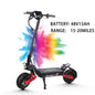 Arwibon GT06 Foldable Electric Scooter with 1200W Motor, 25 MPH Top Speed & 11" Off-Road Tires