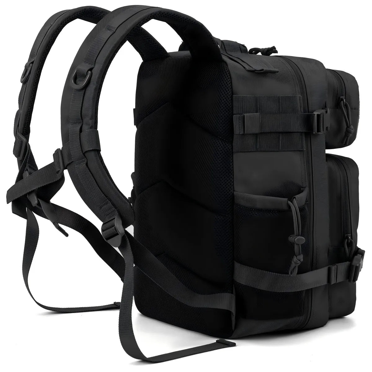 25L Tactical Backpack, MOLLE Outdoor Hiking & Fitness Backpack with Dual Cup Holders