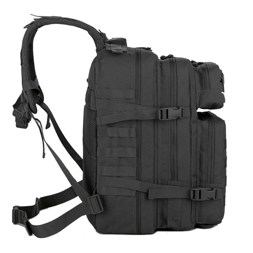 60L Military Tactical Backpack, Molle Assault Rucksack for Hiking, Camping & Travel