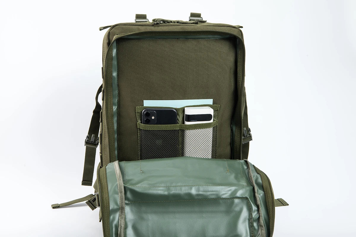 45L Tactical Backpack, Compact Outdoor Rucksack for Hiking, Camping & Fitness