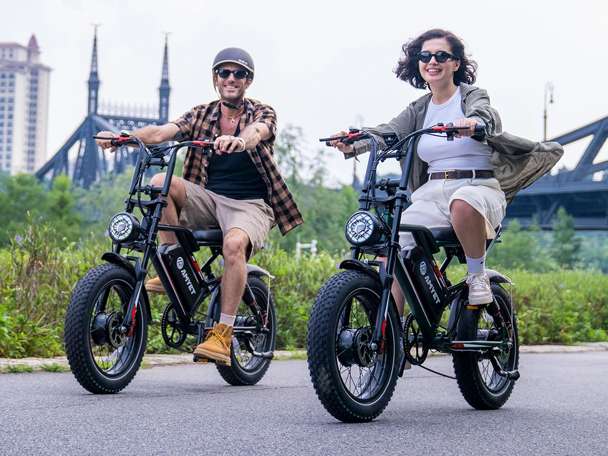 AMYET S8 2000W Dual Motor Electric Bike with 70-Mile Range & Hydraulic Brakes