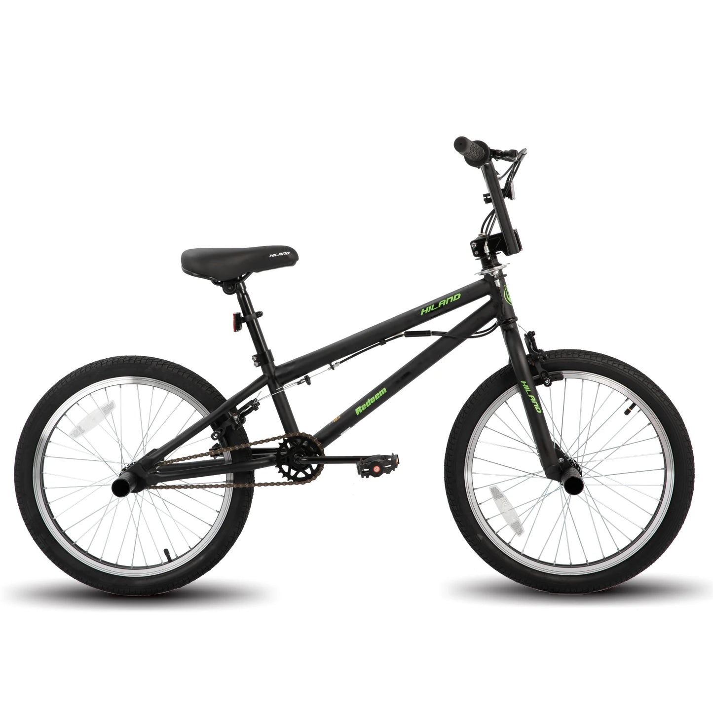 Hiland 20-Inch Freestyle Kids BMX Bike, 360° Gyro Rotor & 4 Pegs for Beginner to Advanced Riders
