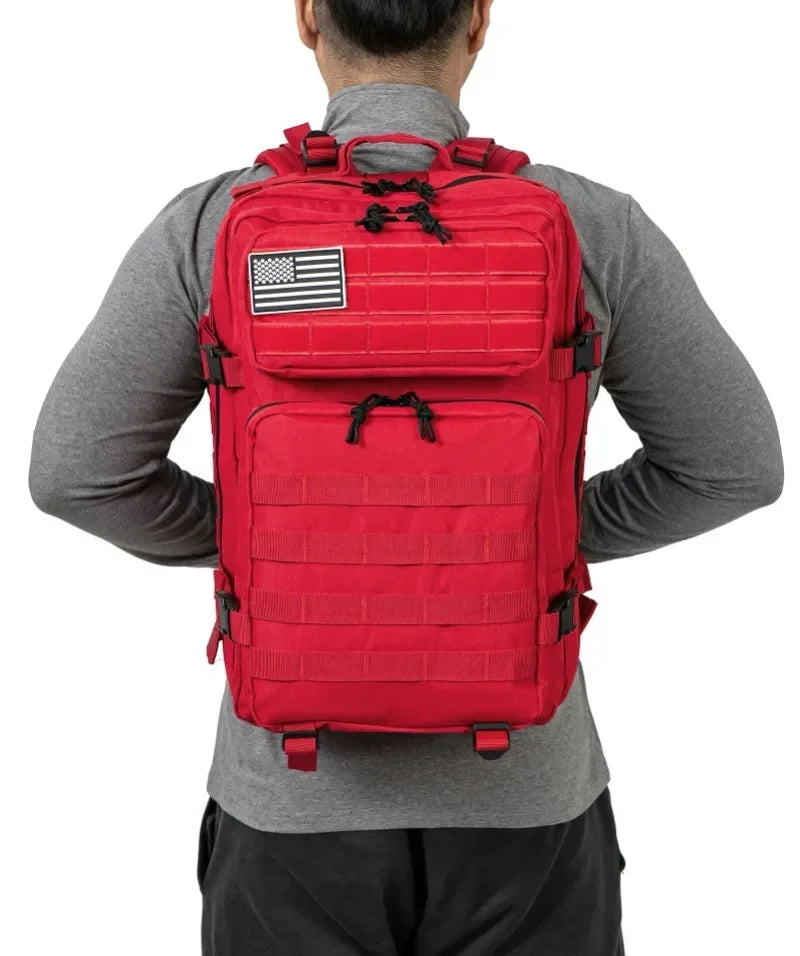 45L Tactical Hunting Backpack, Large Capacity Outdoor Rucksack for Hiking, Camping & Travel