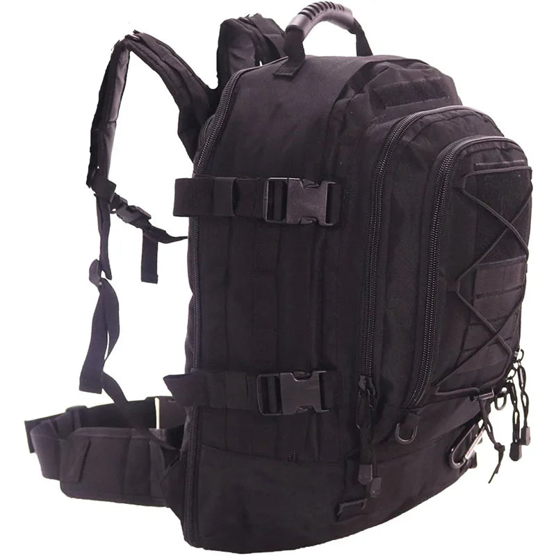 60L Military Tactical Backpack, Molle Assault Rucksack for Hiking, Camping & Travel