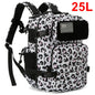 25L Tactical Backpack, MOLLE Outdoor Hiking & Fitness Backpack with Dual Cup Holders