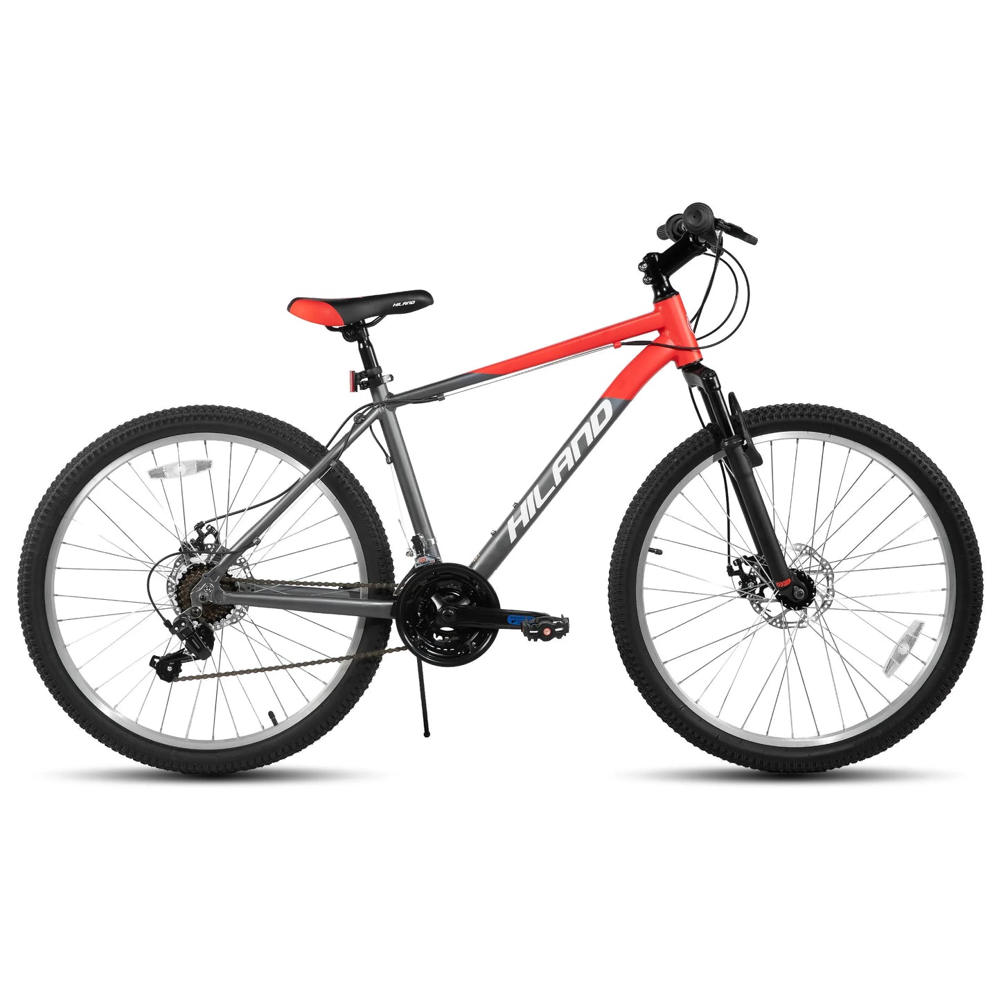 HILAND Slycan Mountain Bike, 26/27.5-Inch Wheels, 18-Speed Aluminum Alloy Frame with Dual Disc Brakes