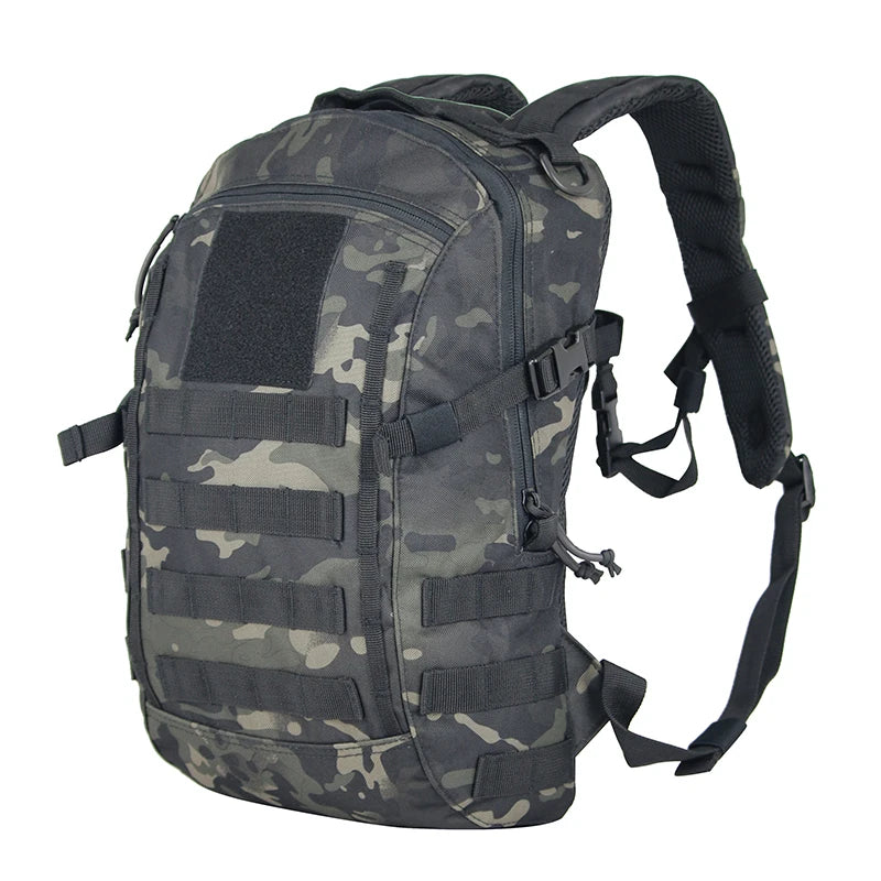20L Waterproof Tactical Backpack, Molle Outdoor Rucksack for Hiking, Camping & Travel