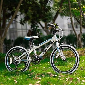 JOYSTAR Minifat Kids Mountain Bike, 20/24 Inch Wheels, 1-Speed or 7-Speed Drivetrain for Boys & Girls Ages 7-12